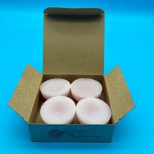 Vintage NOS Partylite 4 Pieces Aroma Wax Melts Strawberry Rhubarb Retired Scent